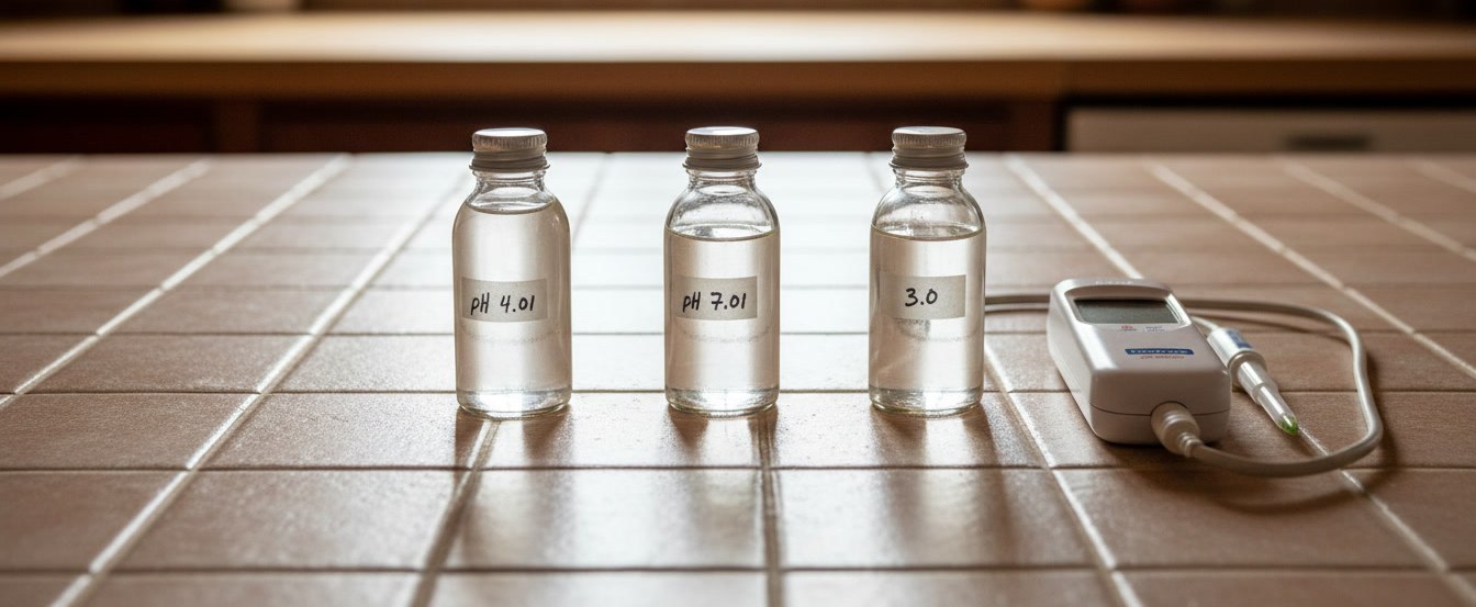 pH calibration buffer solutions